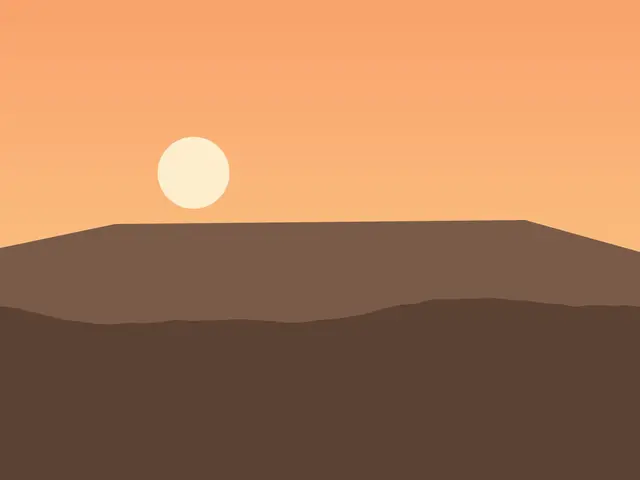 Sunset over Table Land Sunset over Table Land
